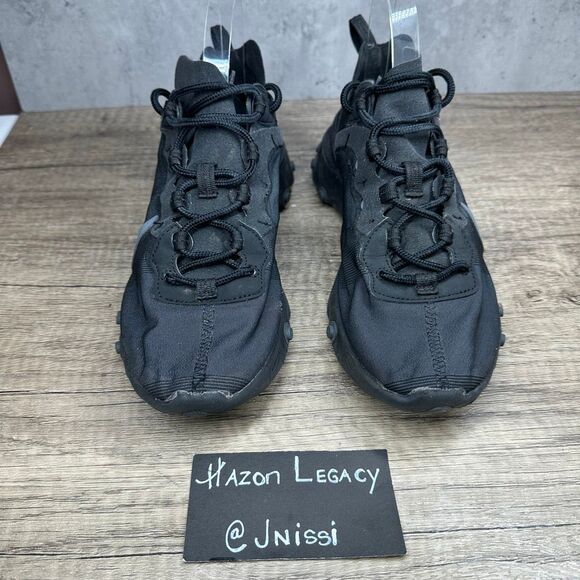 Nike~Men’s~Black React Athletic Sneakers~Size 7 (BQ6166-008) - Picture 3 of 8